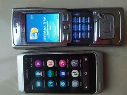 Título do anúncio: Nokias antigos N91 e N8 usados 