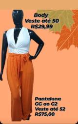 Título do anúncio: Pantalona/Pantacout Plus Size 