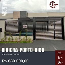 Título do anúncio: Casa toda mobiliada no Loteamento Riviera Porto Rico em Porto Rico PR.