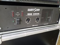 Título do anúncio: Amplificador Wattsom DBS 3000 + Equalizador 31 BandGraphic GEQ3102F Phonic + Case