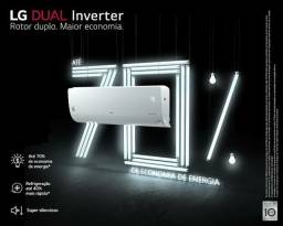 Título do anúncio: Ar Split LG Dual Inverter Voice 12000 BTUs + Novo + Nota + Garantia+ 12x