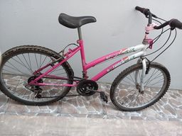 Título do anúncio: Bicicleta feminina rosa