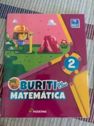Título do anúncio: Livro Buriti plus matemática 2 novo