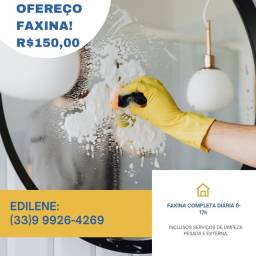 Título do anúncio: OFEREÇO FAXINA DIÁRIA EM BH (R$150.00) 