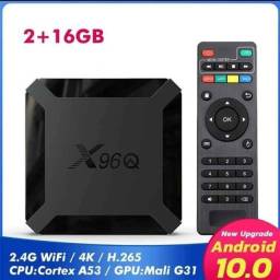 Título do anúncio: TV Box X96Q H313 4k Android 10.0 - 2gb + 16gb 