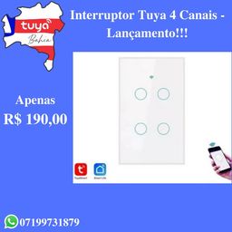 Título do anúncio: Interruptor Smart Tuya 4 Canais - Original Tuya!
