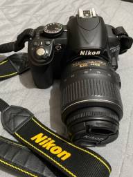 Título do anúncio: Câmera Nikon D3100 cor preto