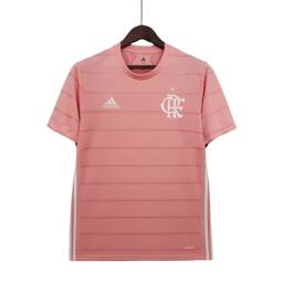 Título do anúncio: Camisa Flamengo Outubro Rosa 21/22 s/n° Torcedor Adidas Masculina - Rosa