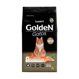 Título do anúncio: Golden gatos castrados Salmão 10 kg