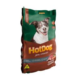Título do anúncio: Ração Hot Dog Carne e Frango para cães adultos 15 kg ou 25 kg - (Sem Corantes)
