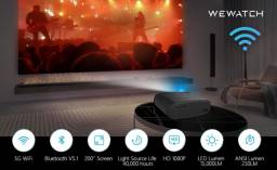 Título do anúncio: Projetor Wewatch v50 5g wifi 1080p hd bluetooth wifi 36 "a 200"