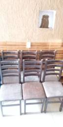 Título do anúncio: 6 Cadeiras de madeira (todas em ordens)