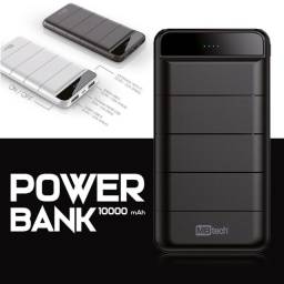 Título do anúncio: Bateria Power Bank Carregador portátil 10000mAh Mbtech Ate 3 Cargas Completas
