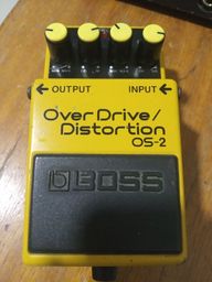 Título do anúncio: Pedal efeito guitarra Boss OS2 OverDrive distortion usado funcionando perfeitamente.