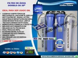 Título do anúncio: Filtro de Água Double 3G 20 AZ-Açaí e Empresas-Entrega e Instalação Grátis
