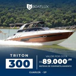 Título do anúncio: Triton 300 Sport 2022 (ZERO) - Guarujá - Boatlux Cotas Náuticas