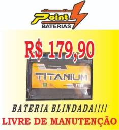 Título do anúncio: Baterias Titanium 60 ah nova FREE livre de manutenção, ligue e peça a sua; (31)3397-2074