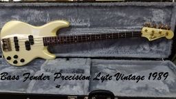 Título do anúncio: Baixo Fender Precision Lyte Vintage ano 1989  Precision Bass Lyte relíquia 