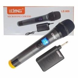 Título do anúncio: Microfone Profissional Sem Fio Wireless - Lelong Le-909