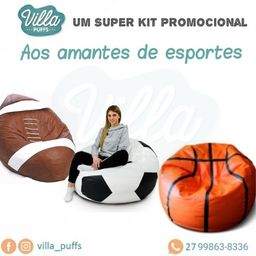 Puff Bola De Futebol Flamengo 1 Metro Enchimento Promoção