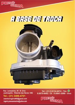 Corpo de boborleta Tbi Gol 1.0 2001 030 133 064