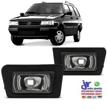Kit Farol Milha Elba 1985 a 1995 Auxiliar Neblina 