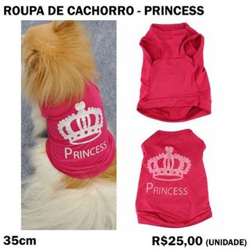 Roupa de Cachorro - Princess