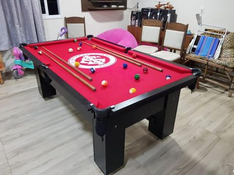 Mesa de Bilha Personalizada Inter 2,20 x 1,20