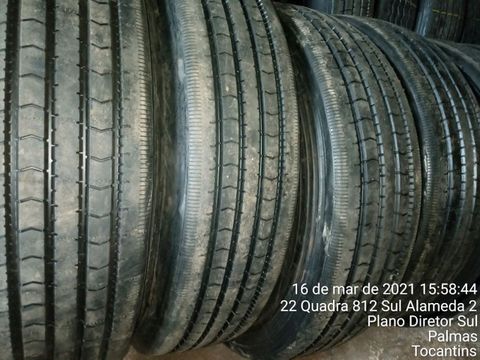 Pneus para caminhão recapado borracha nova  valor 1.100 promoção *