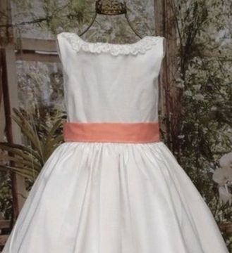 Vestido infantil Nina Baunilha - casamento ou  bodas