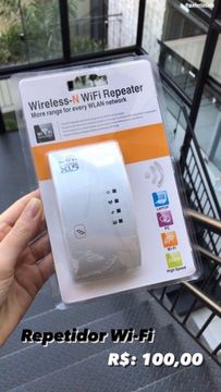 Repetidor de Sinal WIFI - Amplia o sinal do WIFI