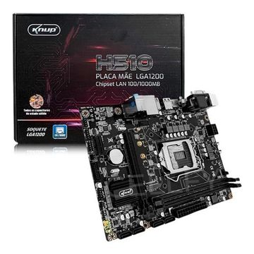 Placa Mãe Intel Lga 1200 Usb 3.0 Chipset H510 64gb 10/11 Kp-H510