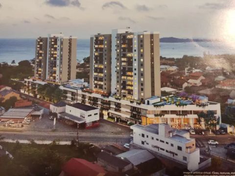 Apartamento 3 quartos com 2 vagas na  praia de armação. Penha -sc.  Confort club Skyline.