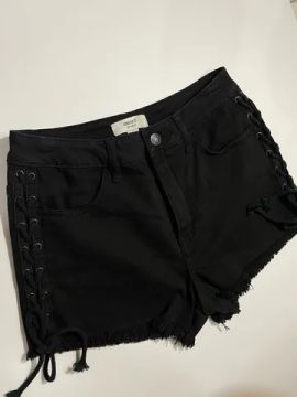Short jeans preto 36