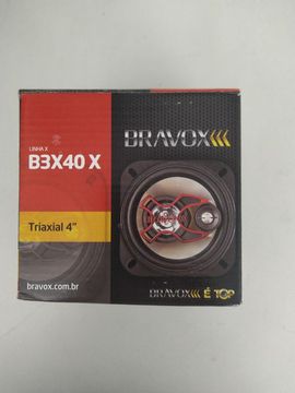 Par de alto falante Bravox Triaxial 4" novo. Instalado