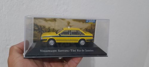Miniatura Santana taxi Rio de janeiro na escala 1/43