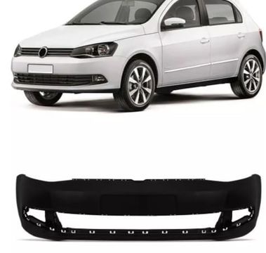 Para-choque dianteiro gol/vou G6 12/16 preto liso c/furo. Novo lumax