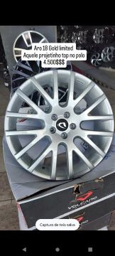 Rodas aro 18 modelo.golf limited furacão 5x100