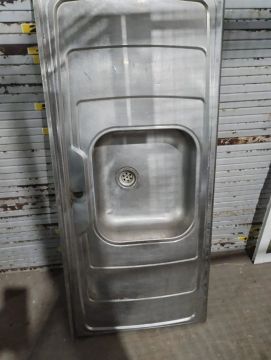 Cuba de cozinha em aço inox
