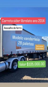 Carreta Sider Librelato 2014 Vanderleia 28 Paletes