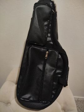 Capa Sax Alto Couro Sintético Forro Pelúcia