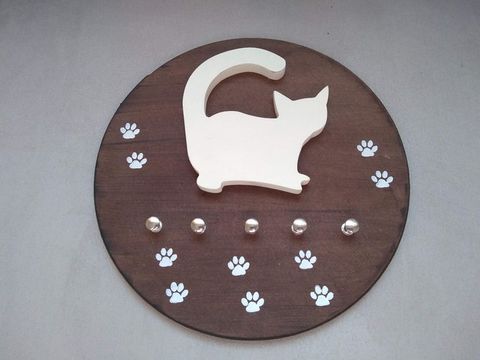 Porta-chaves gatinho