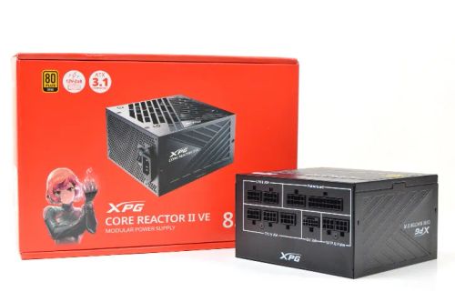 Fonte XPG Core Reactor II  850 Watts, 80 Plus Gold, Modular, PFC Ativo, Nova, Lacrada