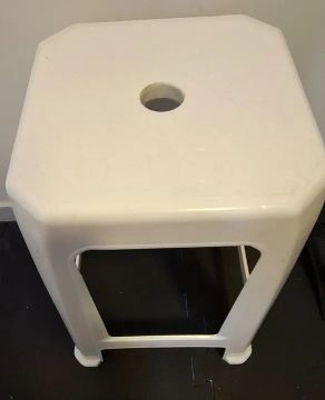 Bancos de Plástico - 45cm de altura - 2 Unidades