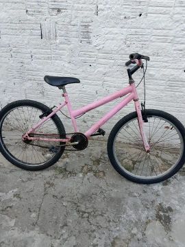 Bicicleta Rosa - Tamanho Adulto