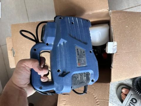 Pistola pintura pulverizadora com compressor de tinta 600w 220v
