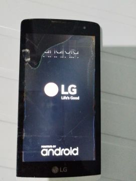LG  Leon - Tela quebrada  ( display queimado)- Para peças