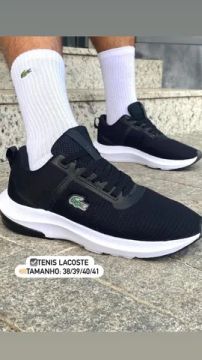 Tênis Masculino Lacoste - Preto