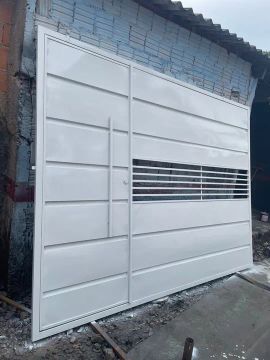 Portão 100% galvanizado