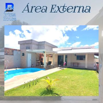 Casa 3 suítes e piscina privativa em Barra do Jacuípe-BA